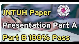 JNTUH EXAM PAPER PRESENTATION AND PAPER PATTERNJNTUHR18R22 [upl. by Duffie202]