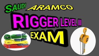 saudi aramco rigger level 3 exam questions and answers [upl. by Chu]