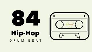 84 bpm Old School HipHop  LoFi Drum Beat Backing track [upl. by Baerman]