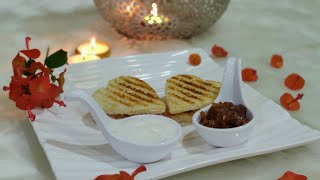 gulkand sandwich with icecream recipe of sandwich  easy and quick desert recipe [upl. by Sarajane]