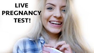 EMOTIONAL LIVE PREGNACY TEST 12 DPO  Pregnancy After Stillbirth [upl. by Atnes]