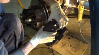 How to change rotors and pack wheel bearings on ford truck [upl. by Garlan]