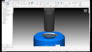 32 Rosca interpolada con FeatureCAM tap 18 NPT Harvey Tool Parte 1 [upl. by Nodnerb]