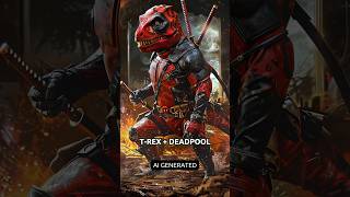 AI Draws Dinosaurs as Deadpool Characters [upl. by Janot]