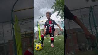 Harvey’s on fire 🔥🔥 football soccerdrills shorts [upl. by Bushey63]