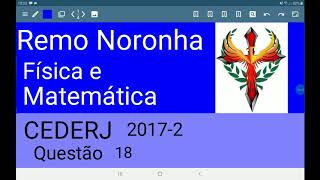 CEDERJ 20172 Questão 18 Dois objetos distintos I e II têm a mesma energia cinética [upl. by Neddie]