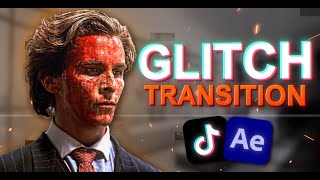 HOW TO Glitch Transition Effect I After Effects Tutorial [upl. by Alliscirp]