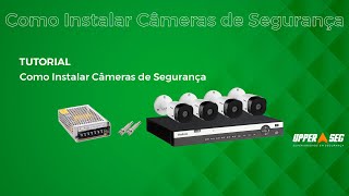 Tutorial Como Instalar Câmeras de Segurança Kit CFTV Com Fonte Individual [upl. by Enuj]