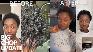 BIG CHOP UPDATE DEFINING 4C CURLS  WASH DAY  TRYING TGIN NATURAL HAIR PRODUCTS  STYLING HAIR [upl. by Flanagan]