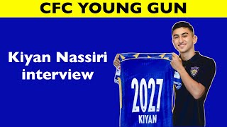 CFC young gun Kiyan Nassiri interview [upl. by Namrak122]