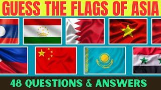 Can You Guess All The Flags of Asia Guess the Flag Flag Quiz 2024 [upl. by Ila]