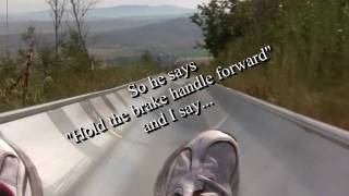 quotThe Quicksilverquot Alpine Slide at Olympic Park in Park City Utah [upl. by Rebmat905]