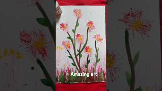 😱😱diy papper painting very easy artviral shorts art artist painting painter watercoloryt [upl. by Maillliw131]