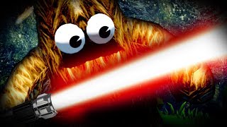 WE MADE IT THE BEST IN THE GAME Light Saber amp Giant Rock Boss  Wrongworld Gameplay [upl. by Neelahs]