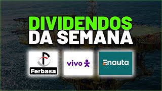 ATÉ 16 DE YIELD GRANDES ANÚNCIOS DE DIVIDENDOS  FESA4 VIVT3 USIM5 ENAT3 AÇÕES DE DIVIDENDOS [upl. by Adiuqal999]