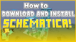 How to Dowload and Install Schematica with Forge and Schematics FASTEST And Easiest Tutorial [upl. by Swann176]