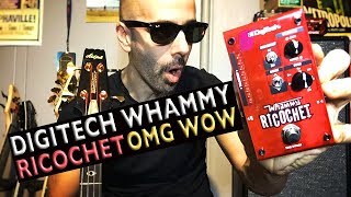 Digitech Whammy Ricochet Unboxing Bass Demo  Amazing Wow Funbox [upl. by Leveridge]