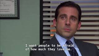 Would I rather be feared or loved  Michael Scott the office [upl. by Mcnutt]