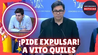 GERARDO PISARELLO ATACA Y PIDE QUE EXPULSEN A VITO QUILES DEL CONGRESO DE LOS DIPUTADOS [upl. by Anilad]