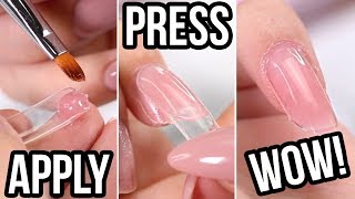 Easy PolyGel Nails Using Dual Forms [upl. by Edrea]