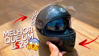 ESSE CAPACETE PROMETE SER MELHOR QUE UM LS2 CAPACETE ESPORTIVO BARATO  REVIEW CAPACETE LVS [upl. by Dewar70]