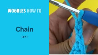 How to chain stitch ch in crochet  stepbystep tutoriall [upl. by Glaser]