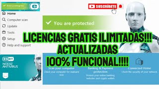 ✅ GENERA LICENCIAS DE ESET NOD 32  ANTIVIRUS CON LICENCIAS DE PRUEBA NOD32 100 LEGAL [upl. by Kirbie]