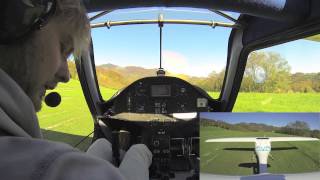 Pipistrel ALPHA Trainer short field takeoff [upl. by Lynnea]