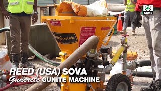 Reed USA SOVA  Guncrete Gunite Machine [upl. by Airad]