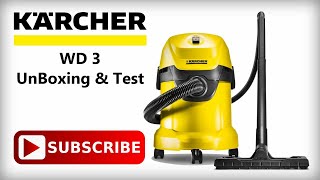 KARCHER WD3  Best Wet amp Dry Vacuum Cleaner  Unboxing amp Test  Best Professional Budget Vacuum [upl. by Hauhsoj261]