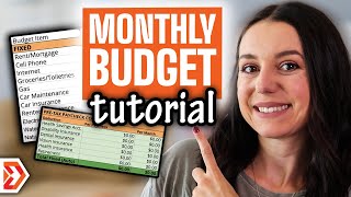 How to Set Up Your Budget Each Month StepbyStep with Free Template [upl. by Arev]