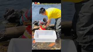 নৌকা নিয়ে নদীতে এসে অসংখ্য মাছ ধরিI came to the river with a boat and caught a lot of fish shorts [upl. by Eittocs]