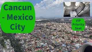 TRIP REPORT  VivaAerobus VIP Priority  Cancun  Mexico City  Airbus A320NEO 4K UHD [upl. by Deden840]