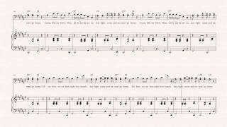 Trombone  DayO  Harry Belafonte  Sheet Music Chords amp Vocals [upl. by Auqenahc24]