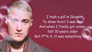 Mike posner clean I took a pill in Ibiza lyrics [upl. by Aihsena]