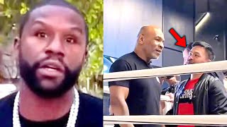 Floyd Mayweather FINALLY SPEAKS On Mike Tyson TRAINING Manny Pacquiao For REMATCH [upl. by Dnaleel]