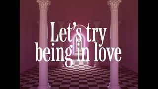 Darren Hayes  Lets Try Being In Love Official Lyric Video [upl. by Hephzibah]