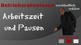 Arbeitszeit und Pausen [upl. by Johppa]