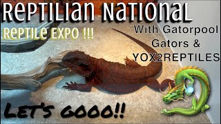 Raas Reptiles at Reptilian Nation Expo with Gatorpool Gators amp YOX2REPTILES [upl. by Aeslek220]