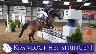 Eerste vlog van Kim Springen bij de Flardinga Ruiters  Hart voor Paarden [upl. by Amehsat]