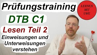 DeutschTest für den Beruf DTB C1 – Folge 03 – Prüfungsteil Lesen Teil 2 [upl. by Louth]