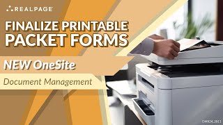 Finalize Printable Packet Forms [upl. by Adnara]