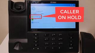 Mitel 6940  Hold and Retrieve Hold [upl. by Olivette]