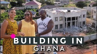 LIVING IN GHANA  THE REALITY OF BUILDING IN GHANA  Moved from UK to Accra [upl. by Ahseek517]