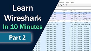 Learn Wireshark in 10 minutes Part 2  Wireshark Tutorial Capture and Protocol Filters [upl. by Siana287]