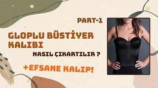 Gloplu Büstiyer Kalıbı Nasıl Çıkartılır Part1  Modelistlik Dersleri [upl. by Elletsirhc431]