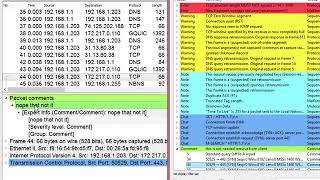 Managing Wireshark Packet Comments [upl. by Frere699]