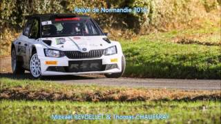 Passages extérieurs  Rallye de Normandie 2016 ReydelletChauffray [upl. by Breeze478]