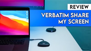 Verbatim 4K Share My Screen  Wireless Display Adapter Made Right [upl. by Aicinat]