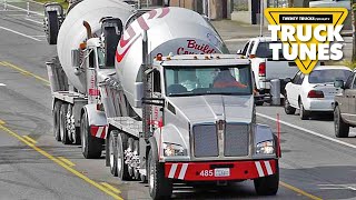 Cement Mixer for Children  Truck Tunes for Kids  Twenty Trucks Channel  ReadyMix Concrete Truck [upl. by Avilo]